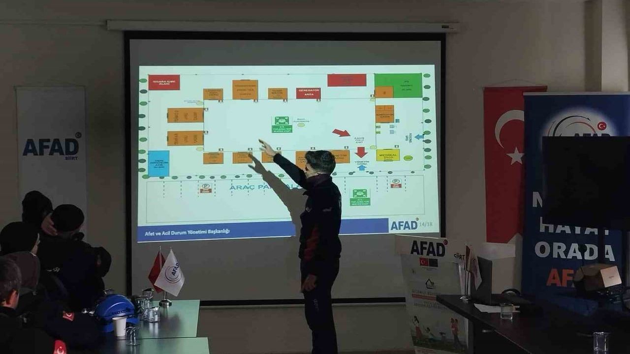 Siirt’te AFAD ve SAK iş birliğiyle teorik ve saha akreditasyon eğitimi