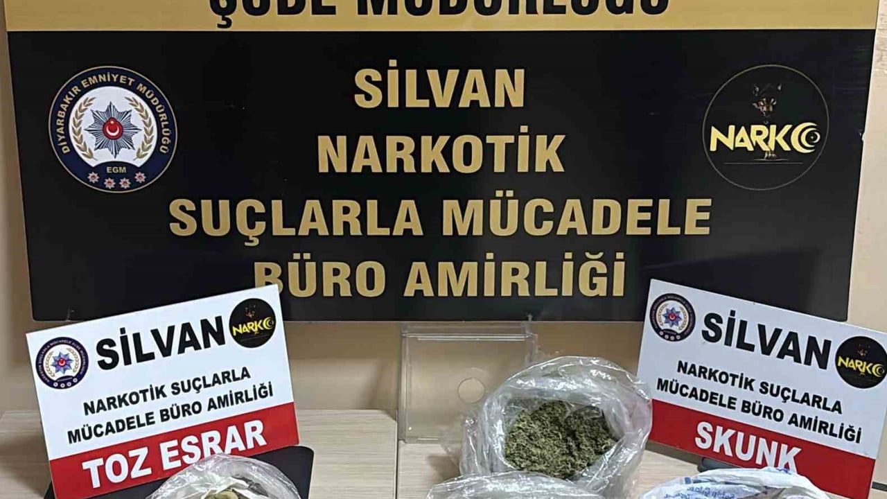Silvan'da şafak operasyonu: 600 gram uyuşturucu ele geçirildi, 1 tutuklama