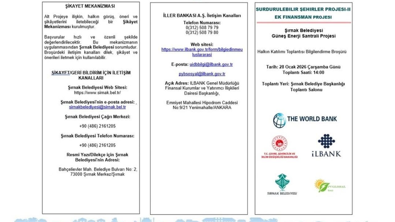 Şırnak Belediyesi'nden GES yatırımı: Atıksu arıtma tesisinin elektrik ihtiyacı güneşten sağlanacak