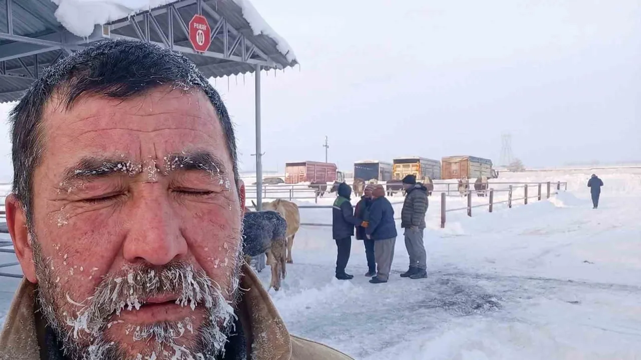 Sivas'ta Şarkışla Hayvan Pazarı, Yoğun Kar Nedeniyle Geçici Olarak Kapatıldı