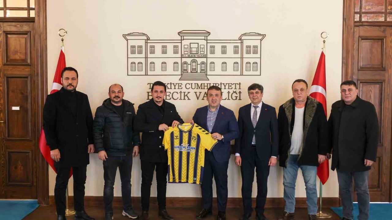 Söğütspor Başkanı Halil Güzel, Vali Sözer'e İkinci Yarı Hedeflerini Aktardı