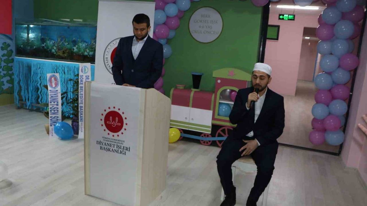 Söke'de BERR Göksel Işık 4-6 Yaş Kur’an Kursu ve Oyun Bahçesi hizmete açıldı