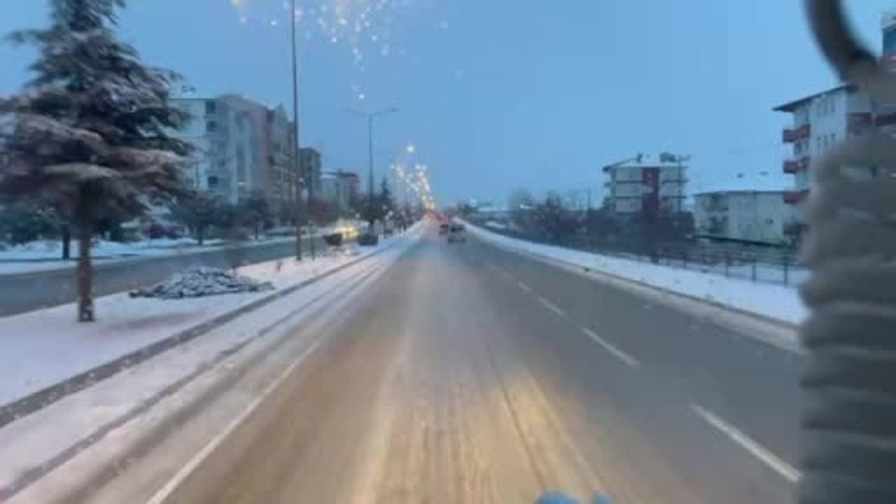 Sungurlu'da itfaiye aracına yol verilmemesi cep telefonuna yansıdı