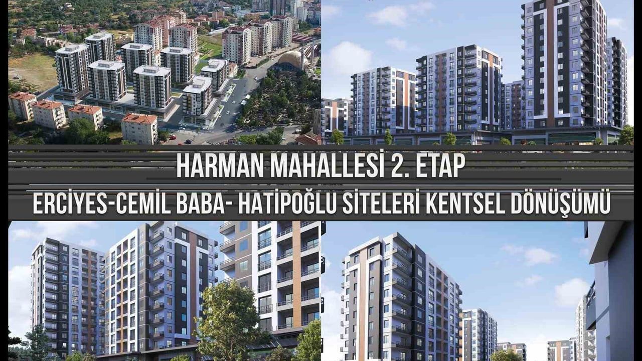 Talas'ta Harman Mahallesi 2. Etap Kentsel Dönüşüm İhalesi Tamamlandı