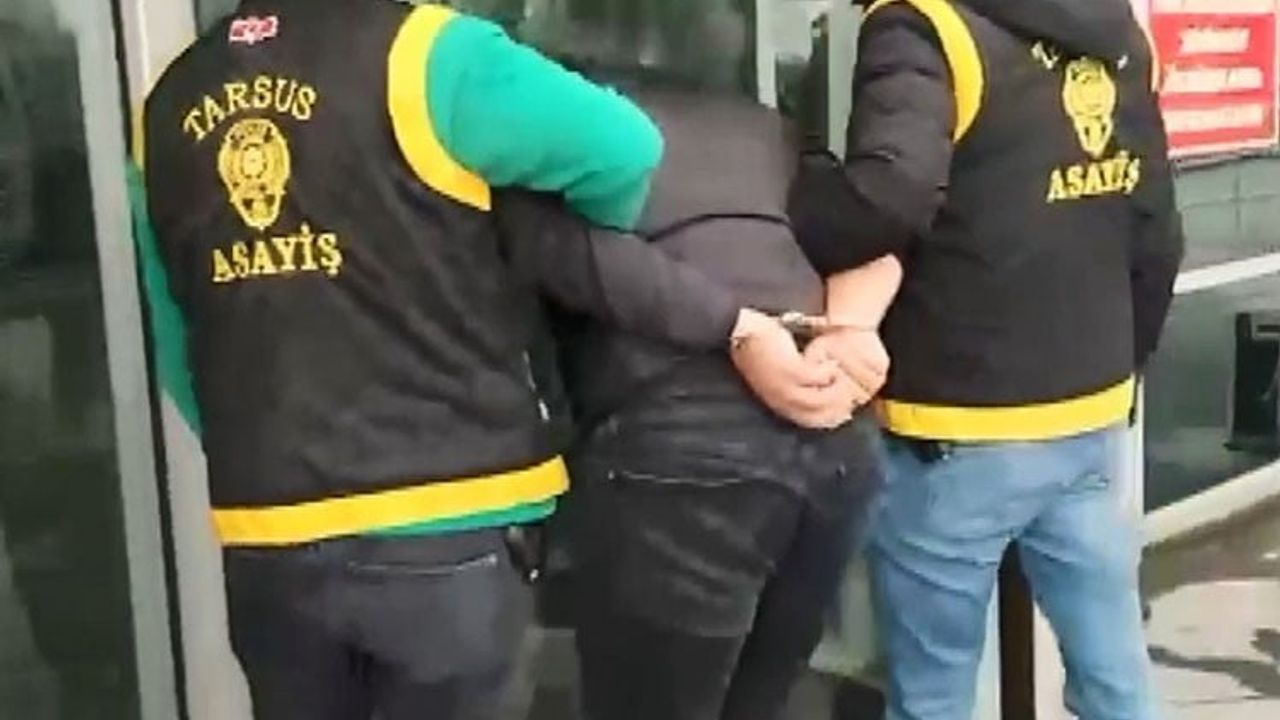 Tarsus'ta kuyumcuyu silahla soyan şüpheli tutuklandı