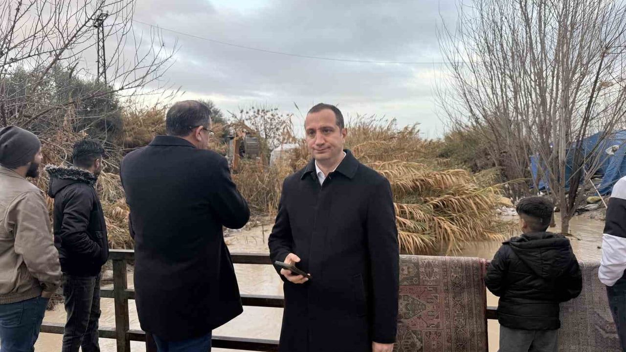Tarsus’ta Yağışın Yol Açtığı Hasar Yerinde İncelendi: Kaymakam Akyüz ve Yetkililer Sahada