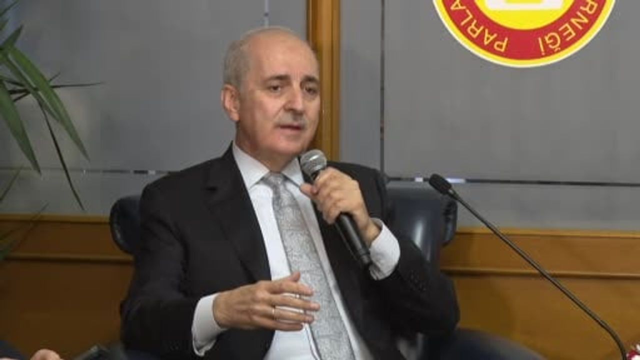 TBMM Başkanı Numan Kurtulmuş, Parlamento Muhabirleri Derneği'ni ziyaret etti