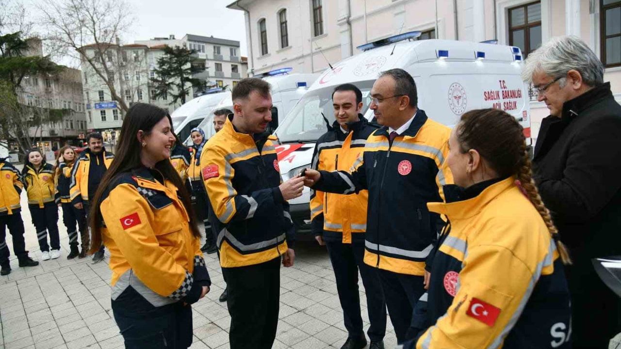 Tekirdağ’a 6 yeni ambulans hizmete alındı