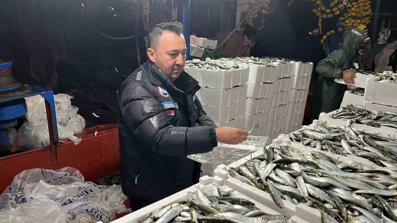 Tekirdağ’da gırgır teknelerinde su ürünleri denetimleri devam ediyor