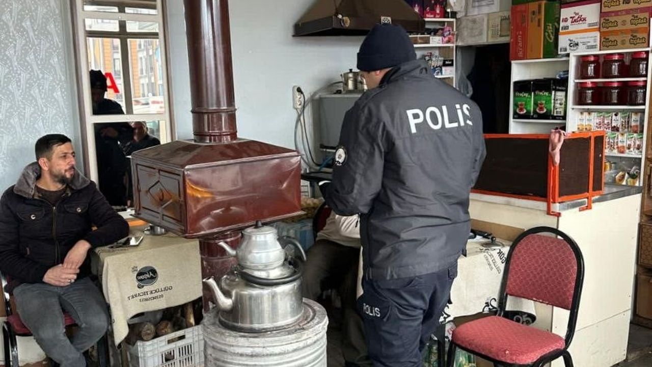 Tercan'da 'Huzurlu Sokaklar' Uygulaması: 153 Kişi ve 12 Araç Sorgulandı