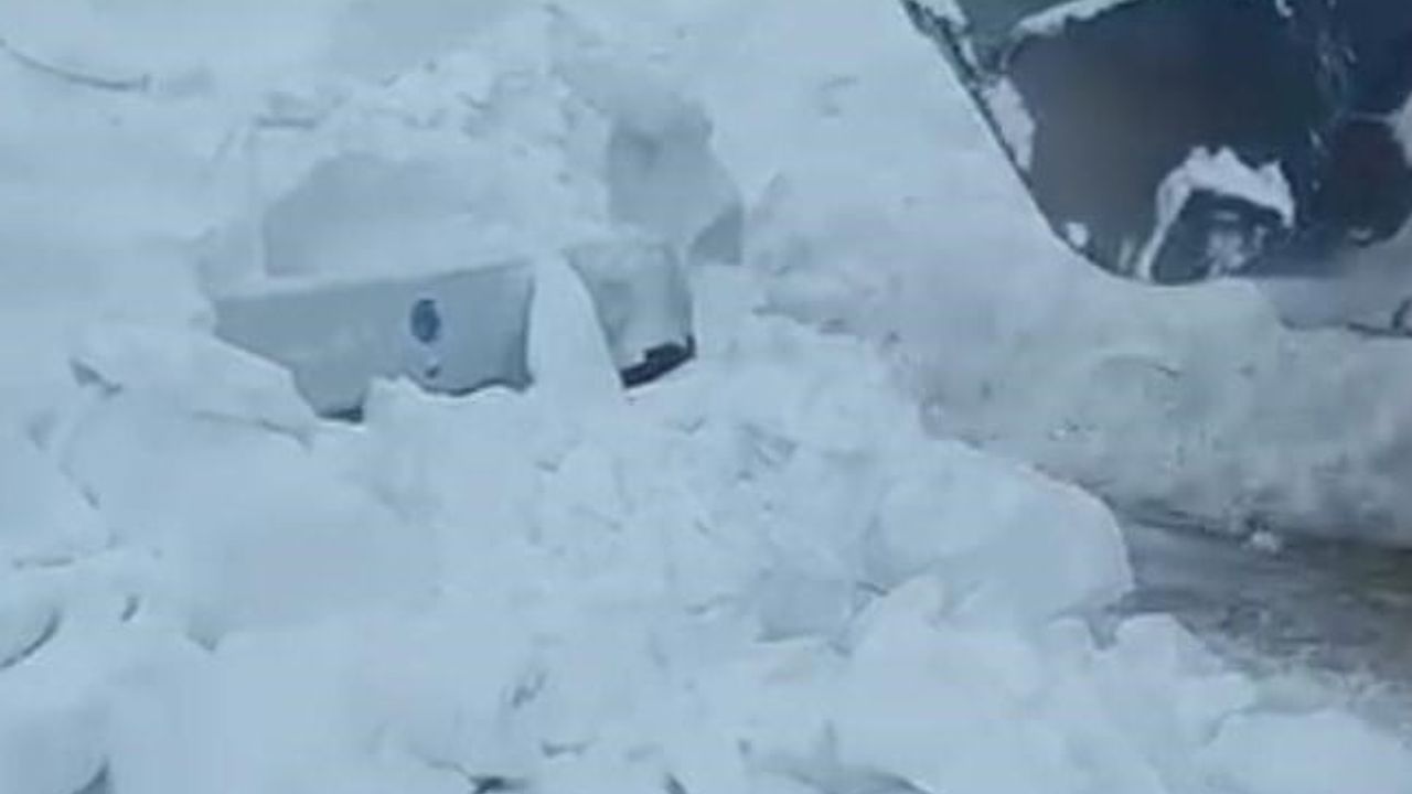 Tokat'ta yaban hayvanlara yem bırakmaya giden vatandaş yoğun tipide zor anlar yaşadı