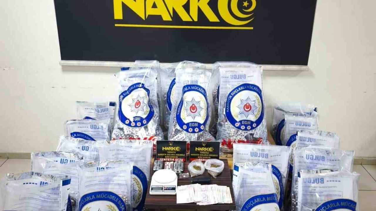 Turgutlu'da 2025 uyuşturucu operasyonlarının bilançosu: 100 tutuklama