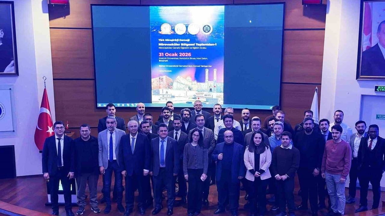 Türk Nöroşirurji Derneği Nörovasküler Bölgesel Toplantısı Erzurum'da düzenlendi