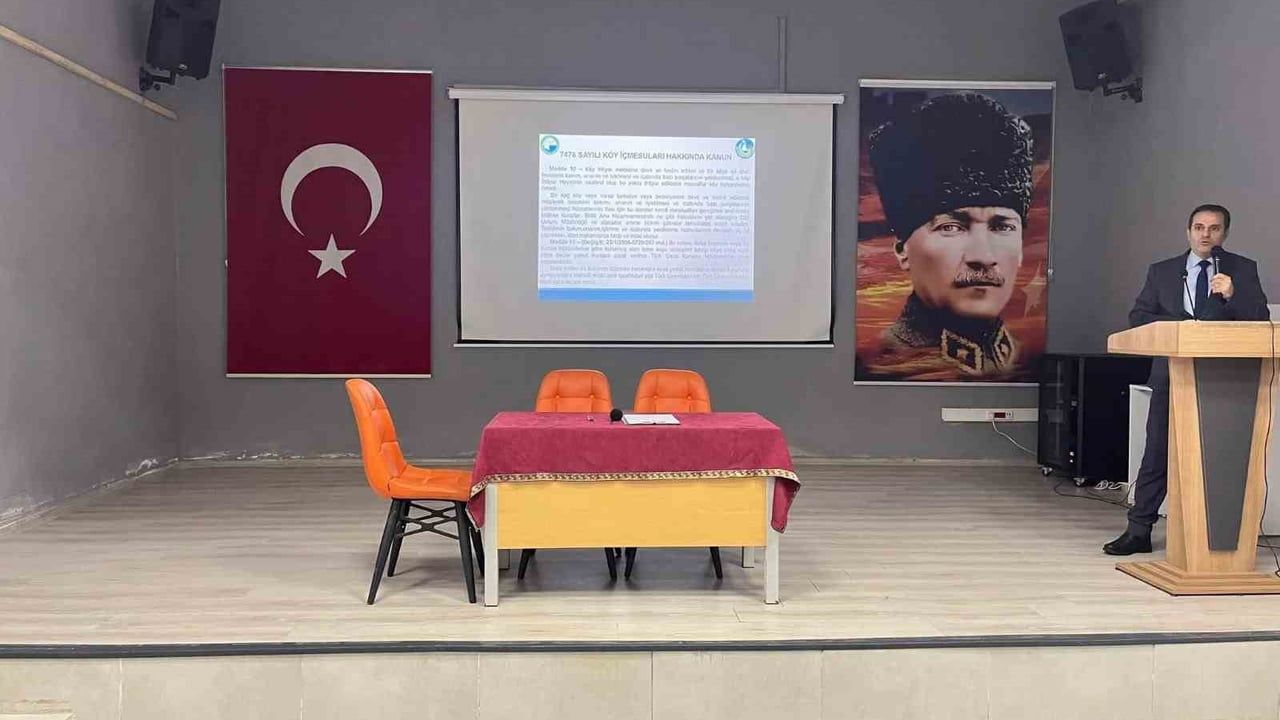 Türkeli’de muhtarlara içme suyu eğitimi: Koruma, sürdürülebilirlik ve mevzuat odaklı toplantı