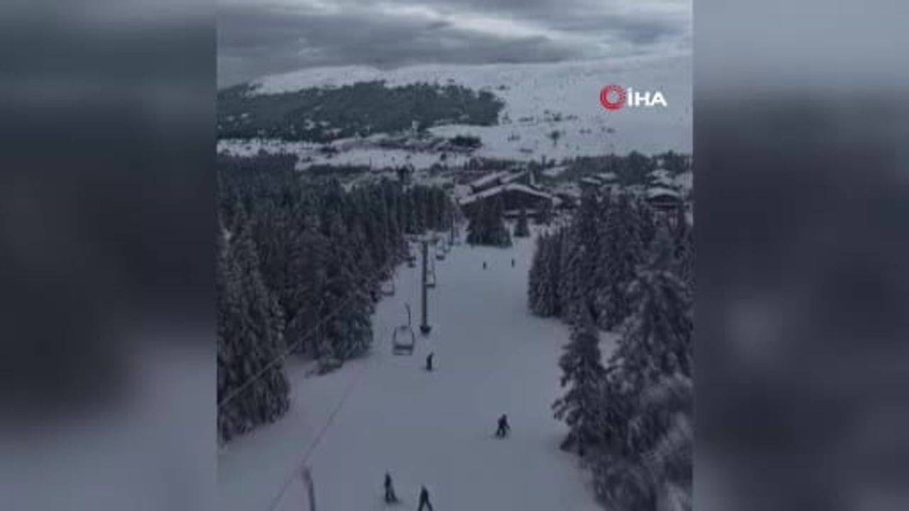 Uludağ'da Fahri Otel telesiyejindeki arıza: Mahsur kalan tatilciler kurtarıldı