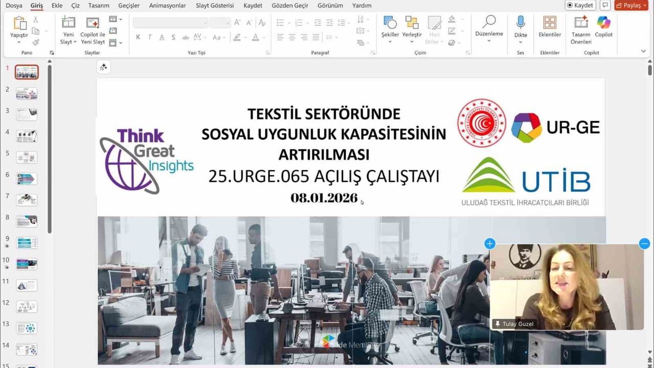 UTİB, tekstilde sosyal uygunluk ve çevre kapasitesini güçlendirme UR‑GE projesini başlattı