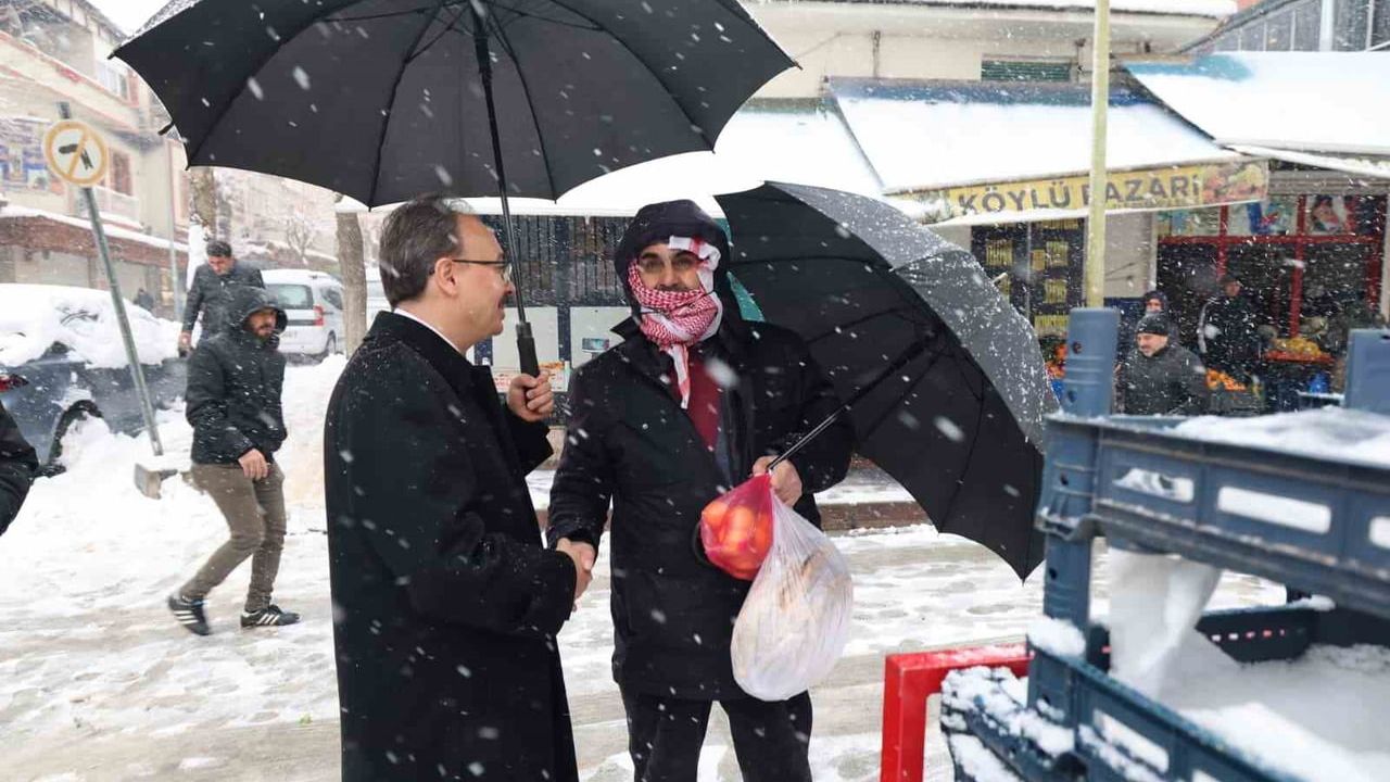 Vali Kızılkaya: Karla mücadelede tüm imkanlar GAMER koordinasyonuyla seferber edildi