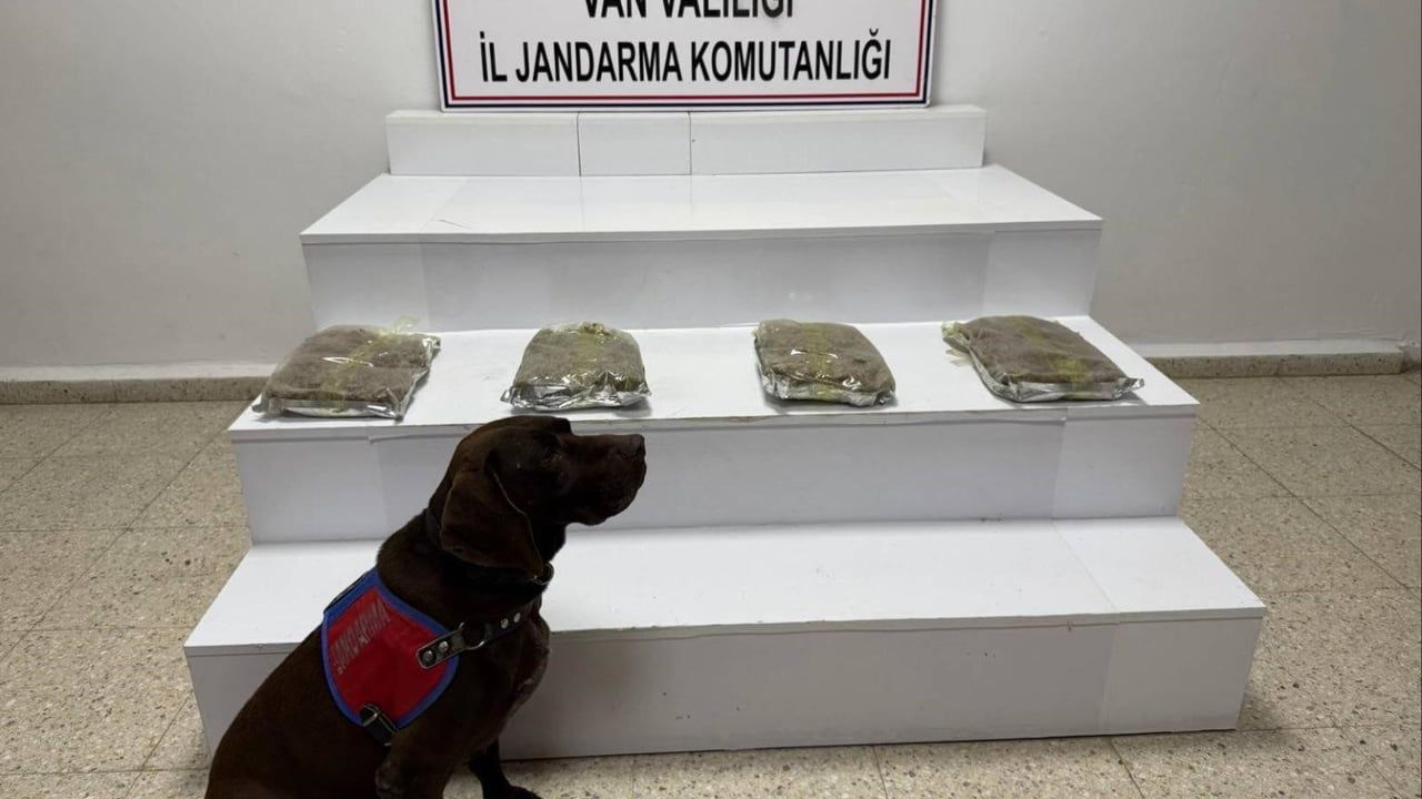 Van Başkale'de jandarmadan operasyon: 5 kilo 250 gram kubar esrar ele geçirildi