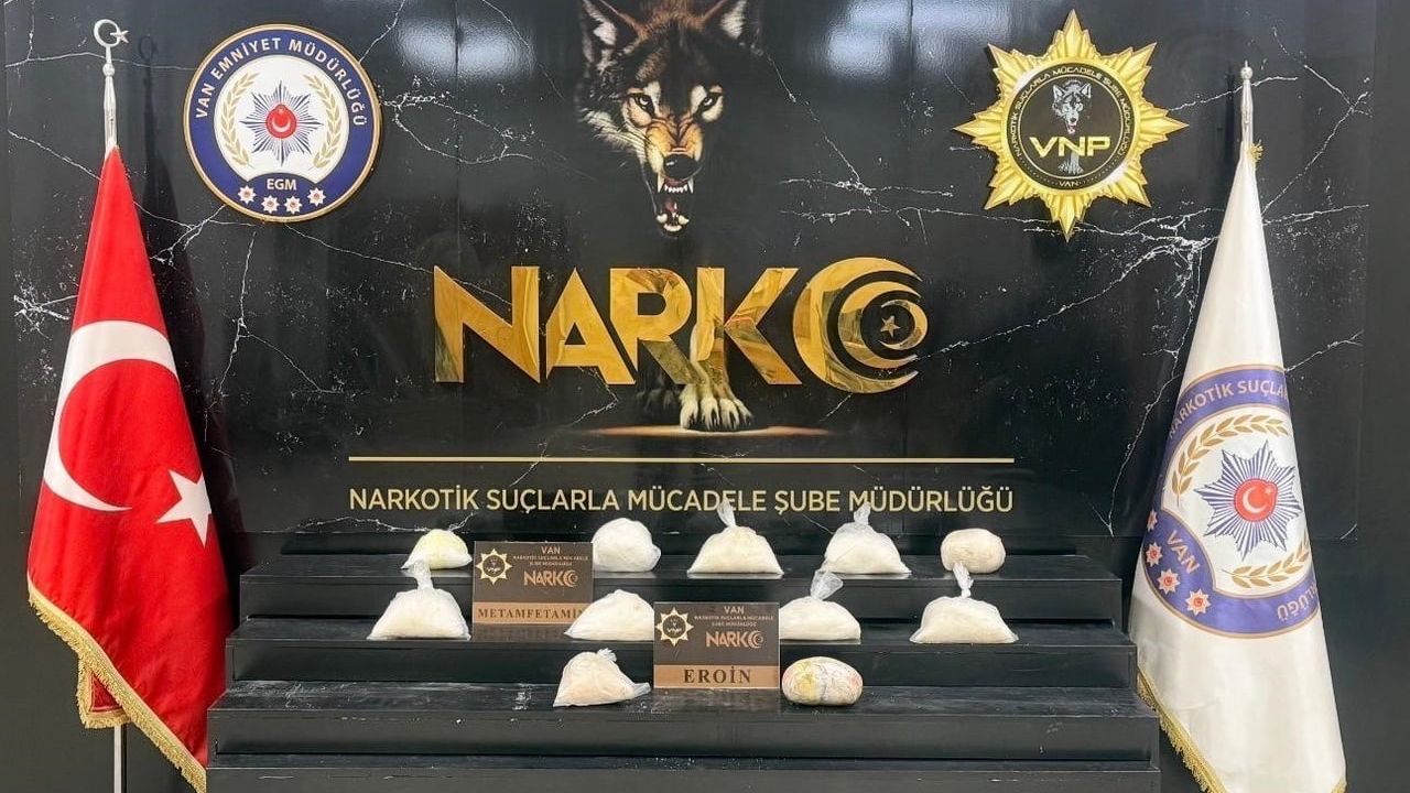Van'da 10 kilo 720 gram uyuşturucu ele geçirildi