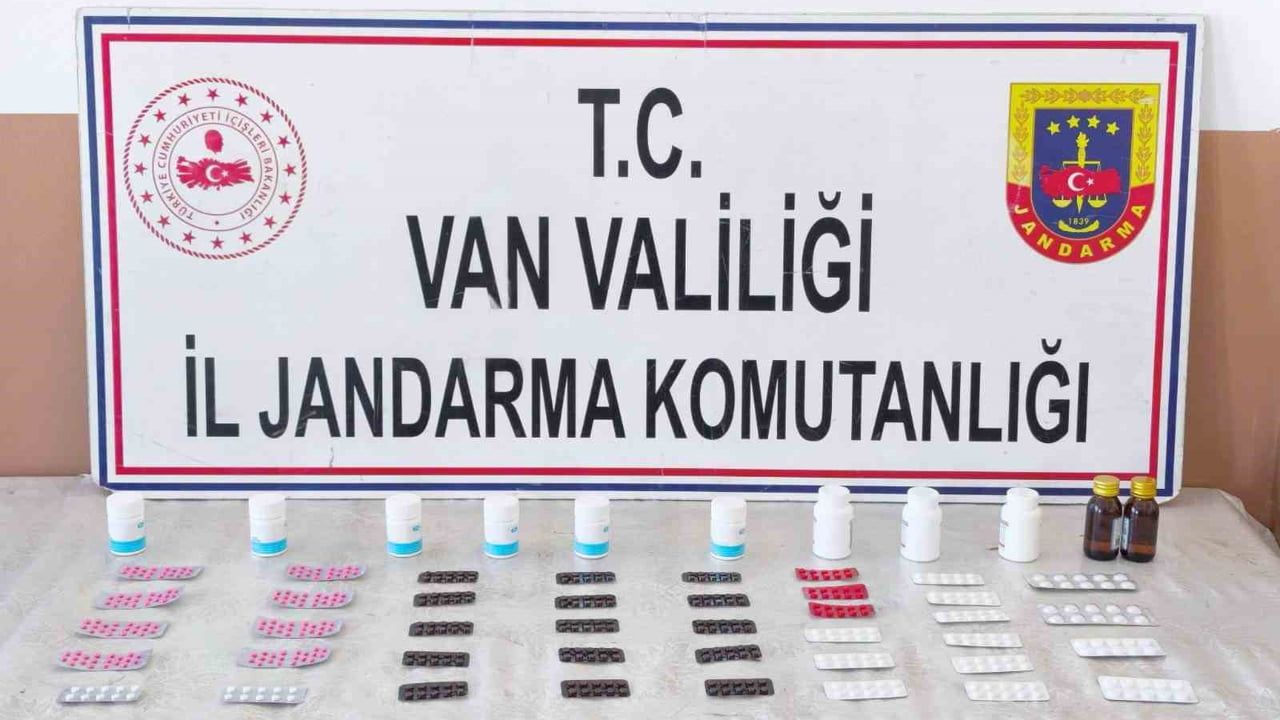 Van'da jandarma operasyonunda sentetik hap ve kaçak sigara ele geçirildi