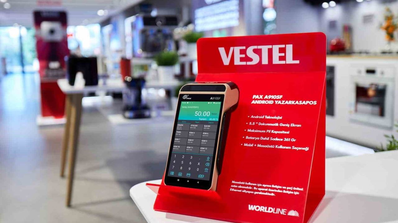 Vestel, Worldline lisanslı PAX A910SF Android YazarkasaPOS'u Türkiye genelinde bin 200 mağazada satışa sundu