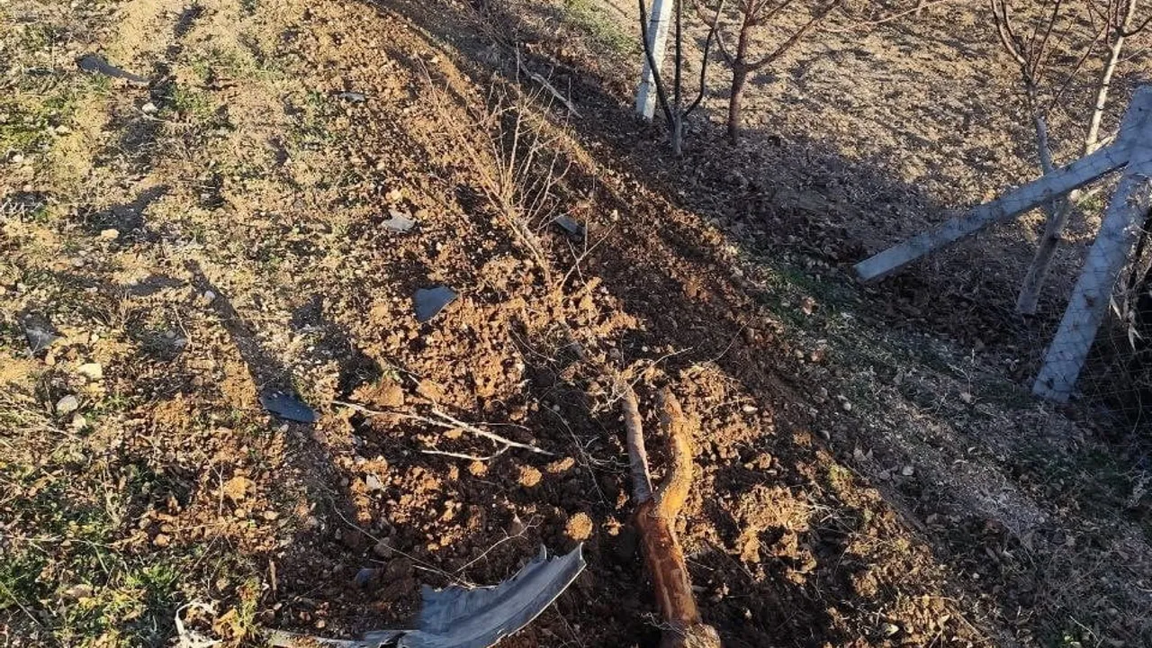 Yalvaç'ta hafif ticari araç bahçe evinin kapısına çarparak durdu: 1 yaralı