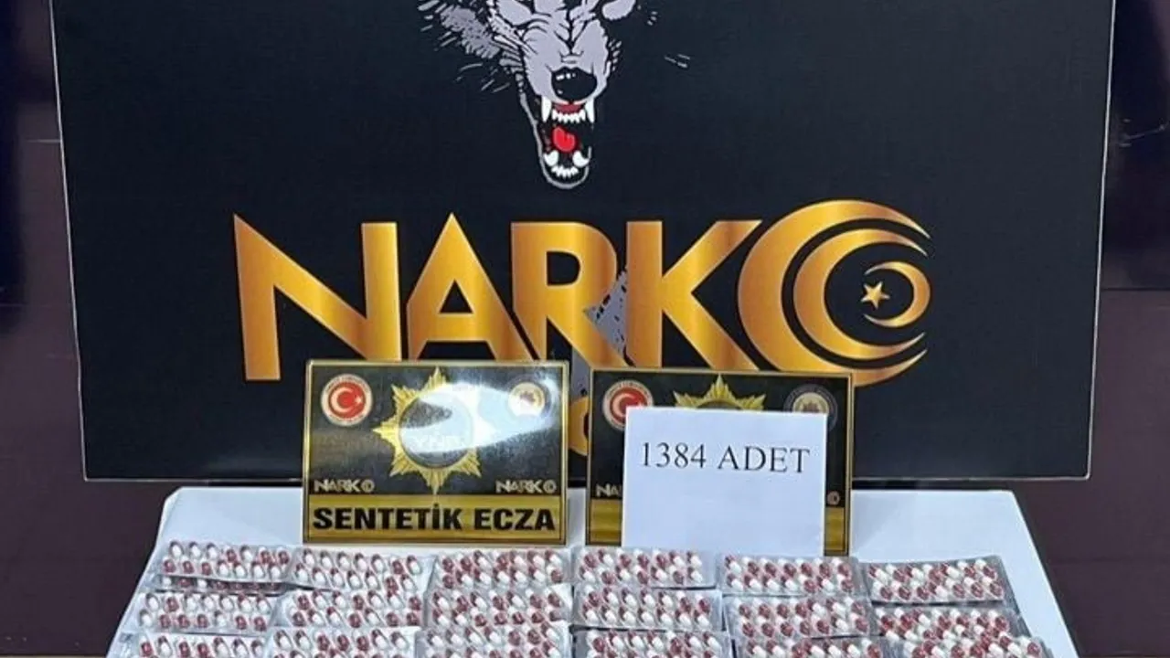 Yozgat'ta uyuşturucu operasyonu: 1.384 sentetik ecza ele geçirildi, 8 gözaltı