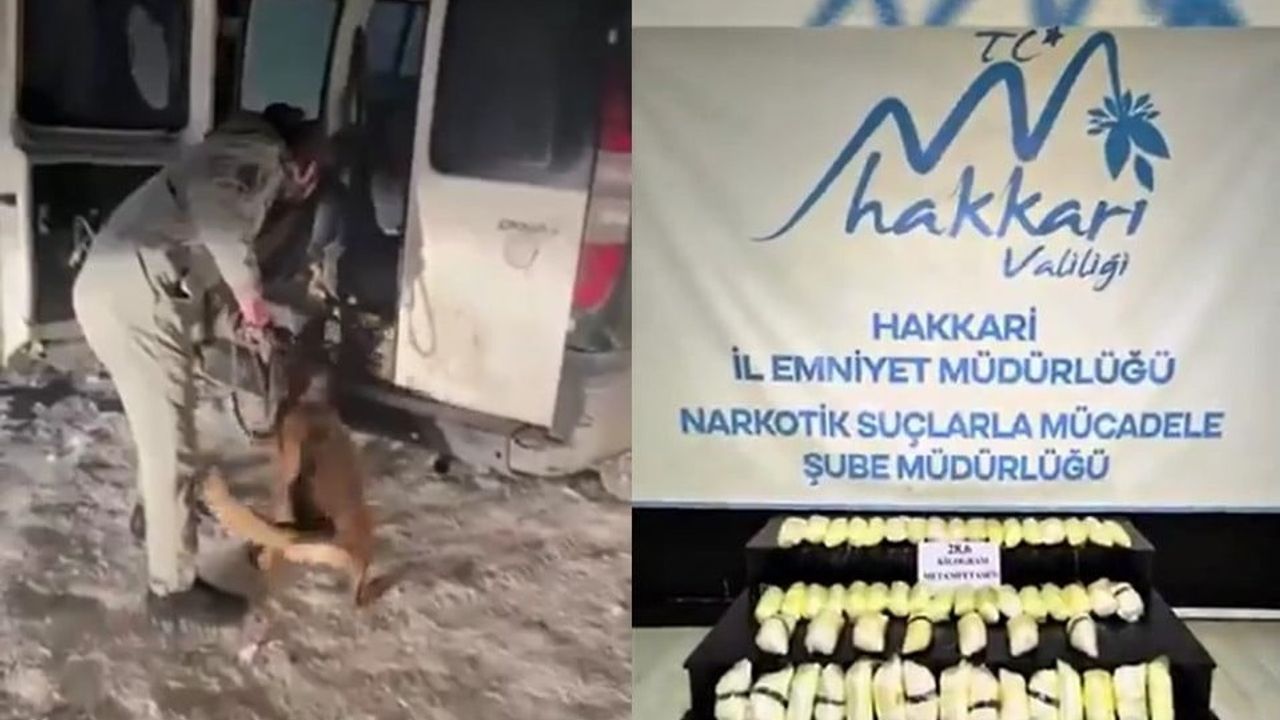 Yüksekova'da 28 kilo 600 gram metamfetamin ele geçirildi
