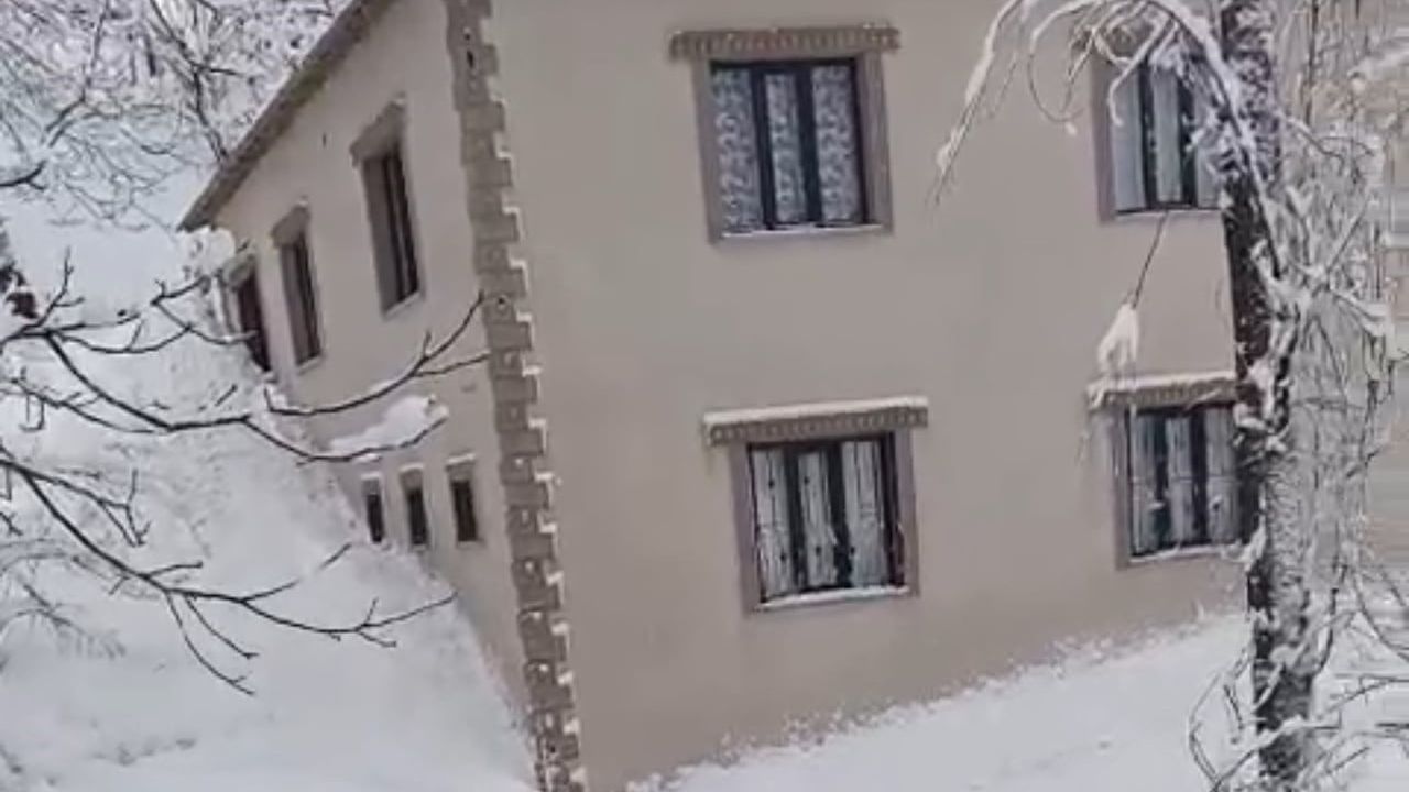 Yüksekova Yeşiltaş'ta çığ yerleşim yerine ulaştı; can ve mal kaybı yok