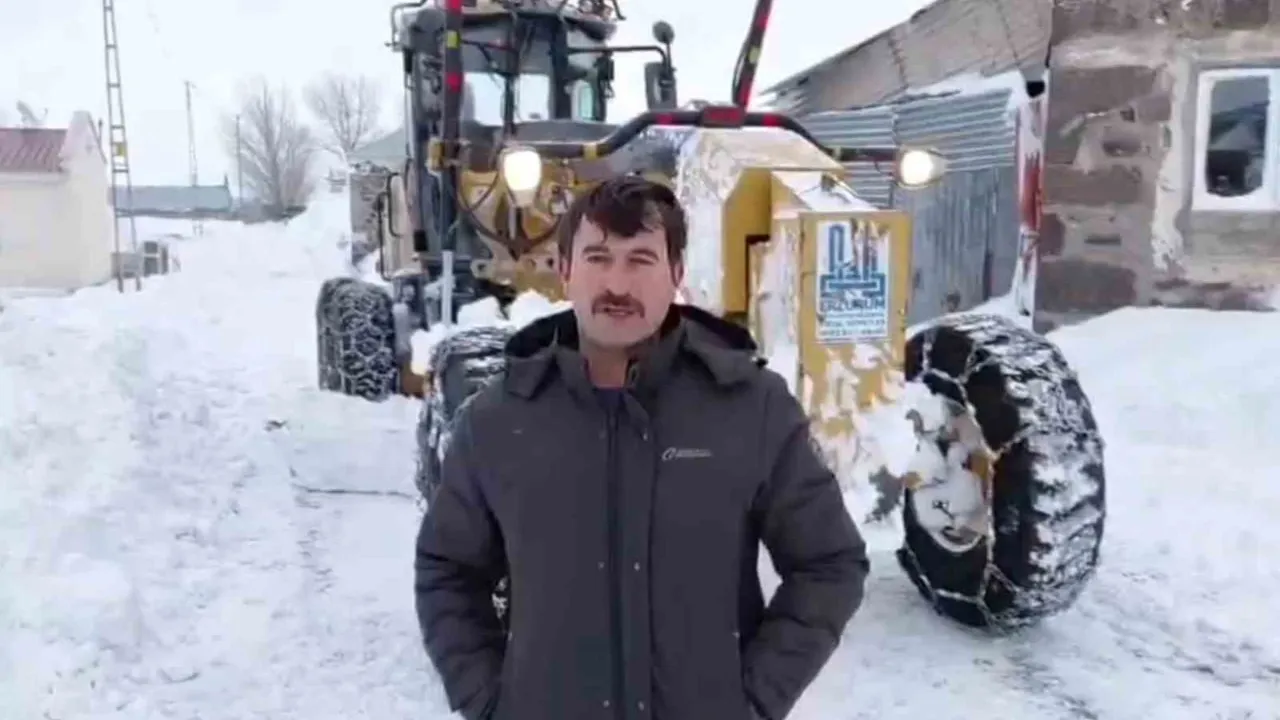 Yumruveren Köyü'nde 2 bin 300 metrede karla mücadele: Belediye ekipleri yolları ulaşıma açtı