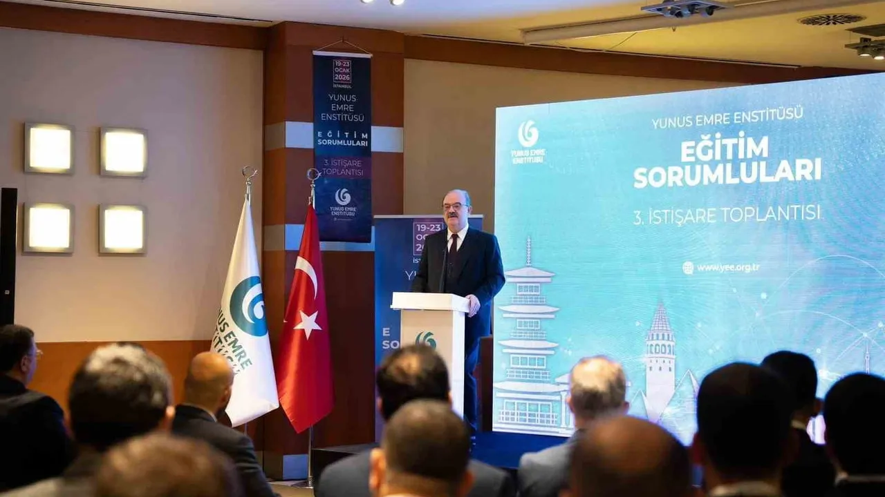 Yunus Emre Enstitüsü: Eğitim Sorumluları 3. İstişare Toplantısı İstanbul'da başladı