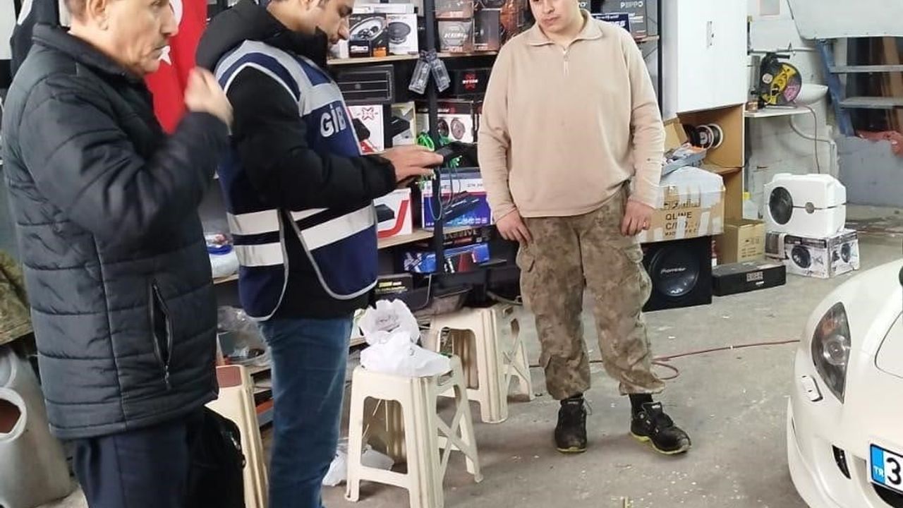 Zonguldak Defterdarlığı, oto sanayi sitelerinde vergi denetimini yoğunlaştırdı: POS ve IBAN tahsilatları incelendi