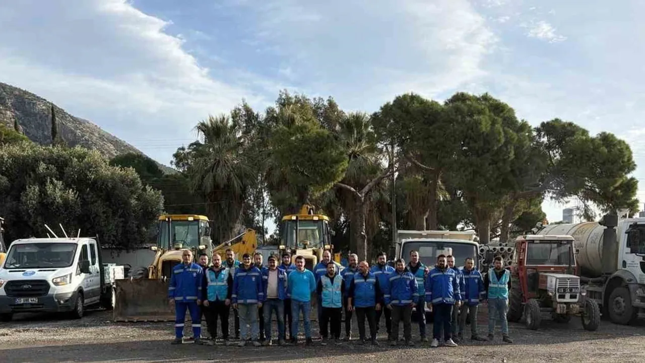 Aydın'da yağışa hazırlık: Aydın Büyükşehir Belediyesi ve ASKİ sahada