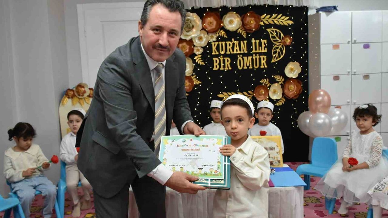 Bilecik'te 4-6 yaş Kur'an kursu öğrencileri için 'Kur'an'a geçme' programı düzenlendi