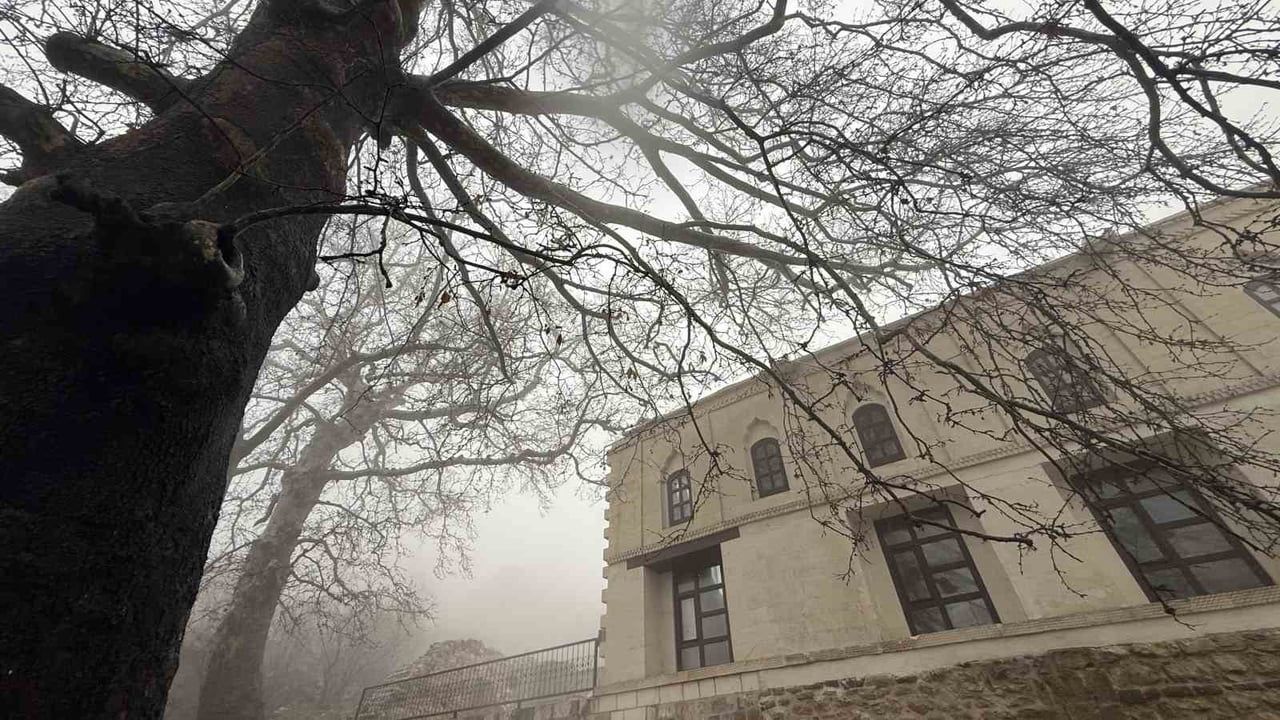 Diyarbakır Lice'de 486 yıllık Atak Ulu Camii sisle kaplandı