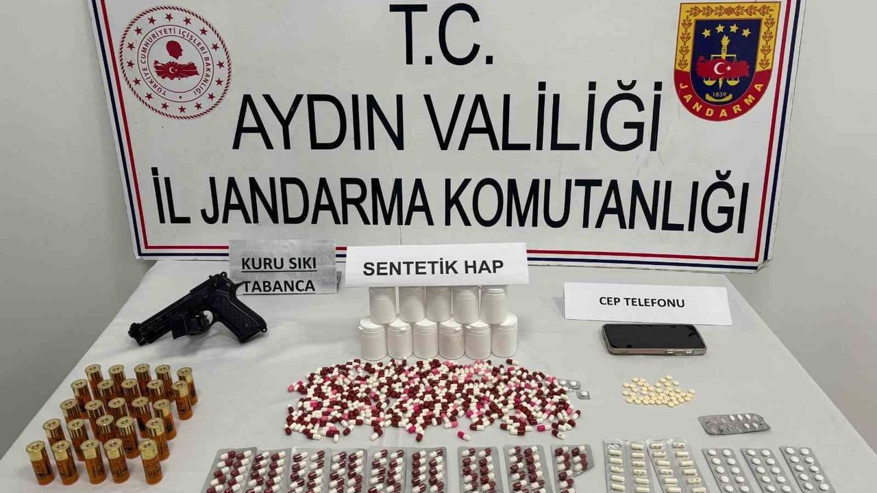 İncirliova’da narkotik operasyonunda 702 sentetik hap ele geçirildi, 1 kişi tutuklandı