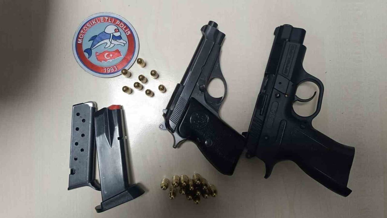Samsun Çarşamba'da Yunus Polisleri Ruhsatsız Silah Ele Geçirdi; A.C. Gözaltına Alındı