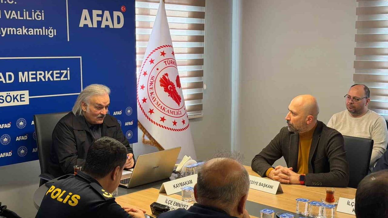 Söke'de AFAD Koordinasyon Toplantısı: Şiddetli Yağışa Karşı Önlemler ve Görev Dağılımı