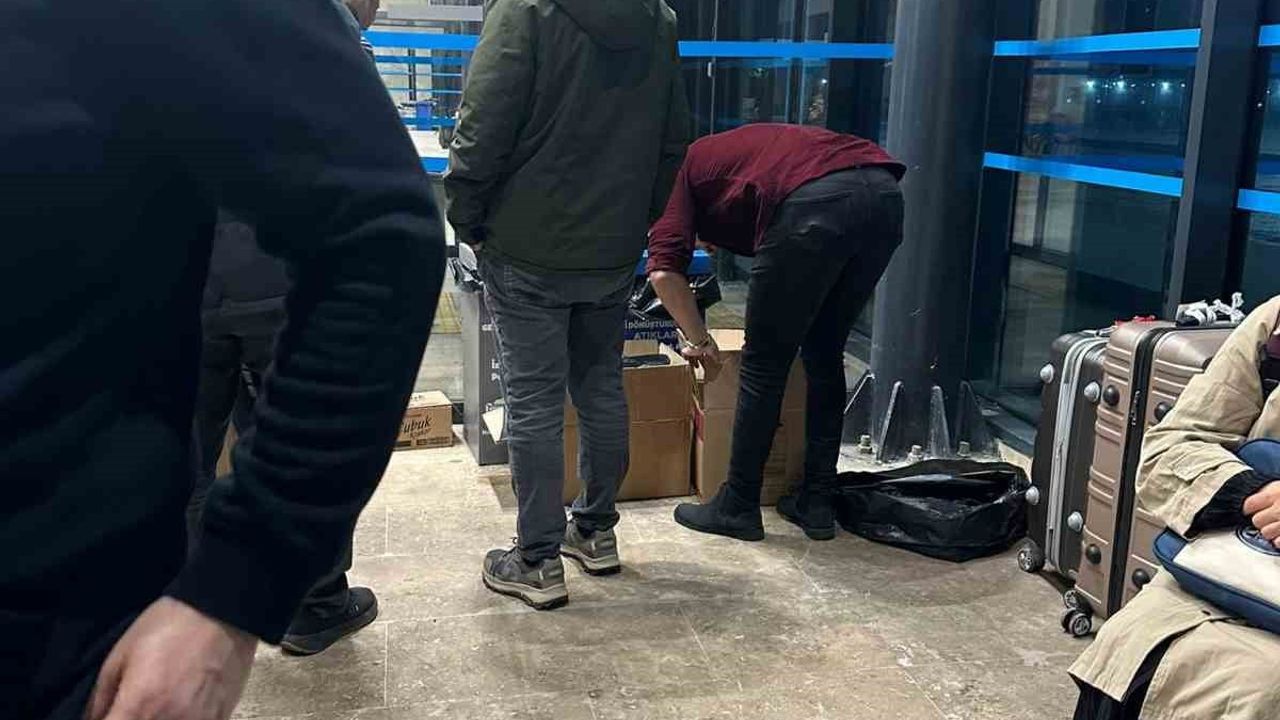 Tekirdağ Otobüs Terminalinde Kaçak Alkol Ele Geçirildi