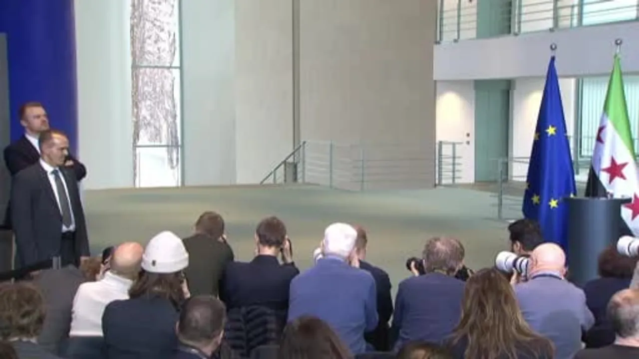 Ahmed eş-Şara Berlin'de: Terörle mücadele, yeniden inşa ve döngüsel göç gündemde