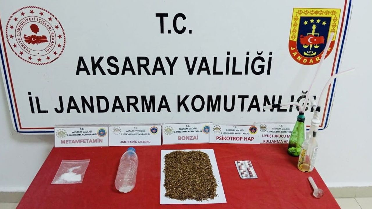 Aksaray'da uyuşturucu imal ve ticareti operasyonu: H.Ç. suçüstü yakalandı