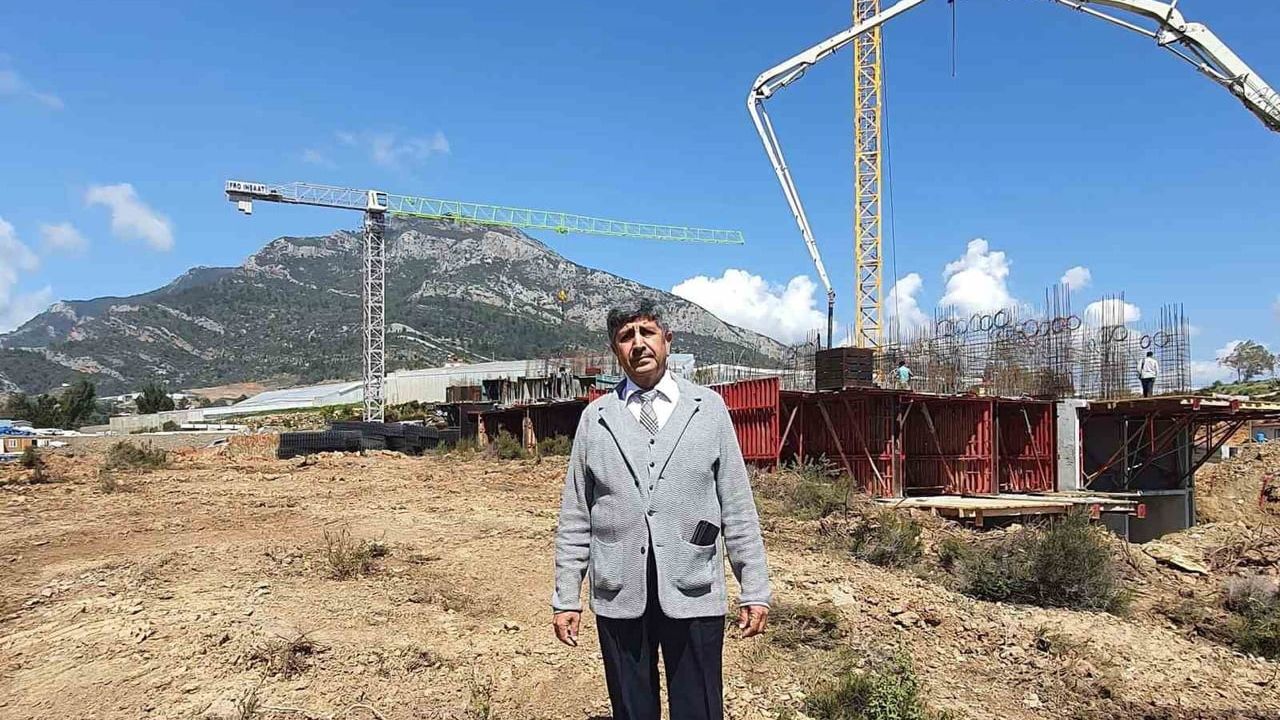 Anamur TOKİ Konutları'nda Yeni Caminin Kıble Yönü Yerinde Belirlendi