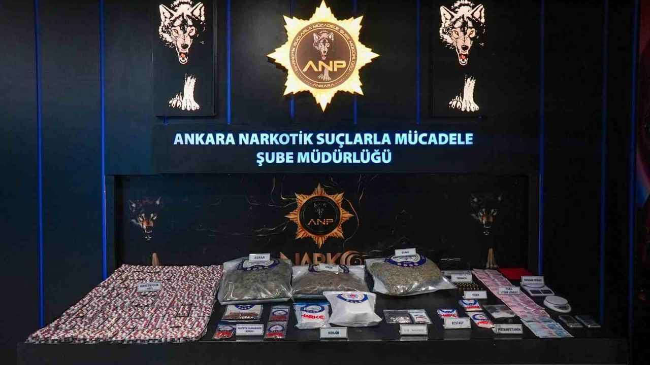 Ankara'da narkotik operasyonu: 113 gözaltı, 49 tutuklama