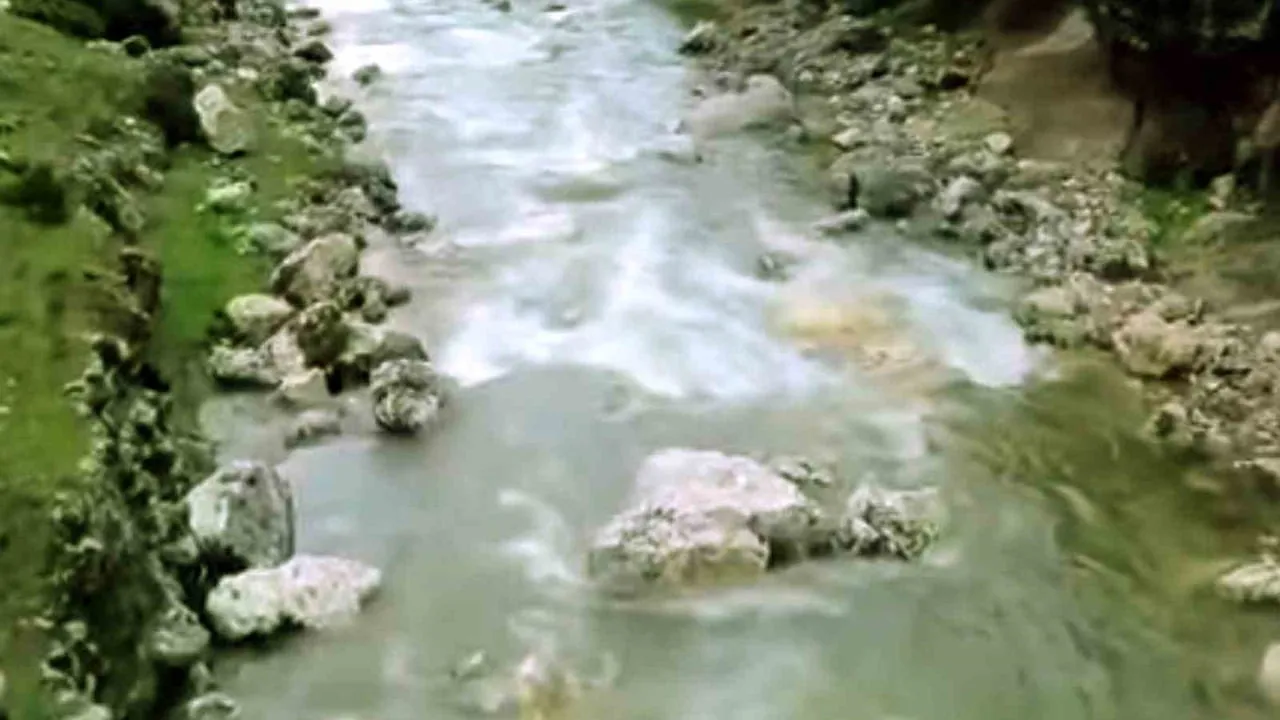 Araban'da Ardıl Çayı yıllar sonra yeniden akmaya başladı