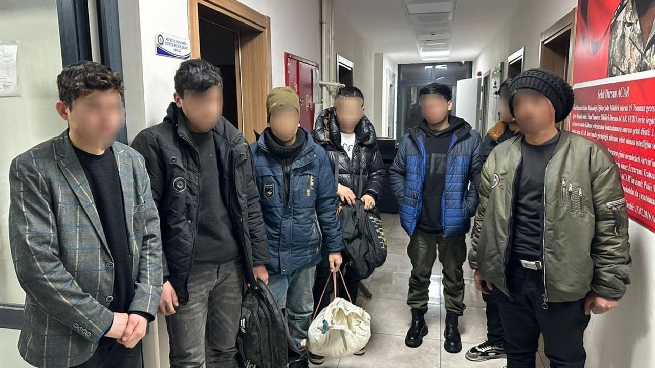 Artvin'de operasyon: 10 düzensiz göçmen yakalandı, 2 kişi tutuklandı
