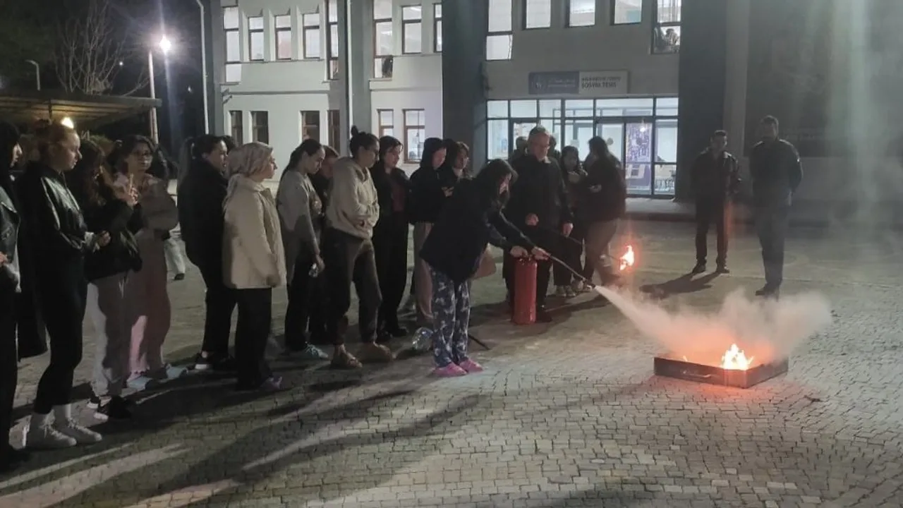 Bala Hatun Yurdu’nda Afet Farkındalık Eğitimi ve Tatbikatı