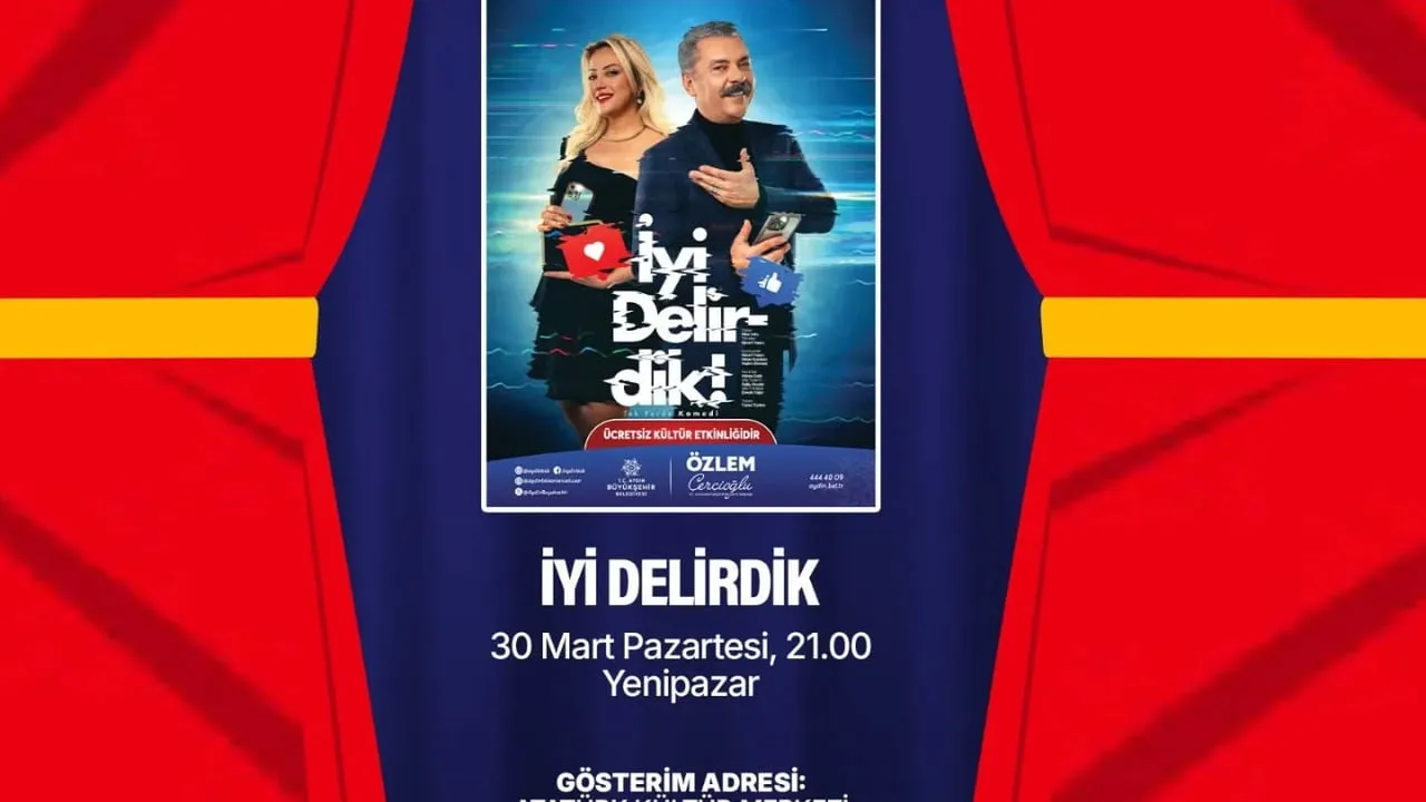 Başkan Malik Ercan'dan 'İyi Delirdik' Tiyatrosuna Davet