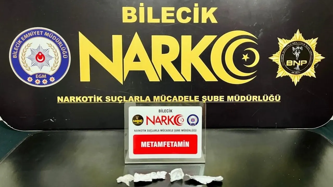 Bilecik’te Narkotik Operasyonu: Metamfetamin Ele Geçirildi, 2 Kişi Gözaltında