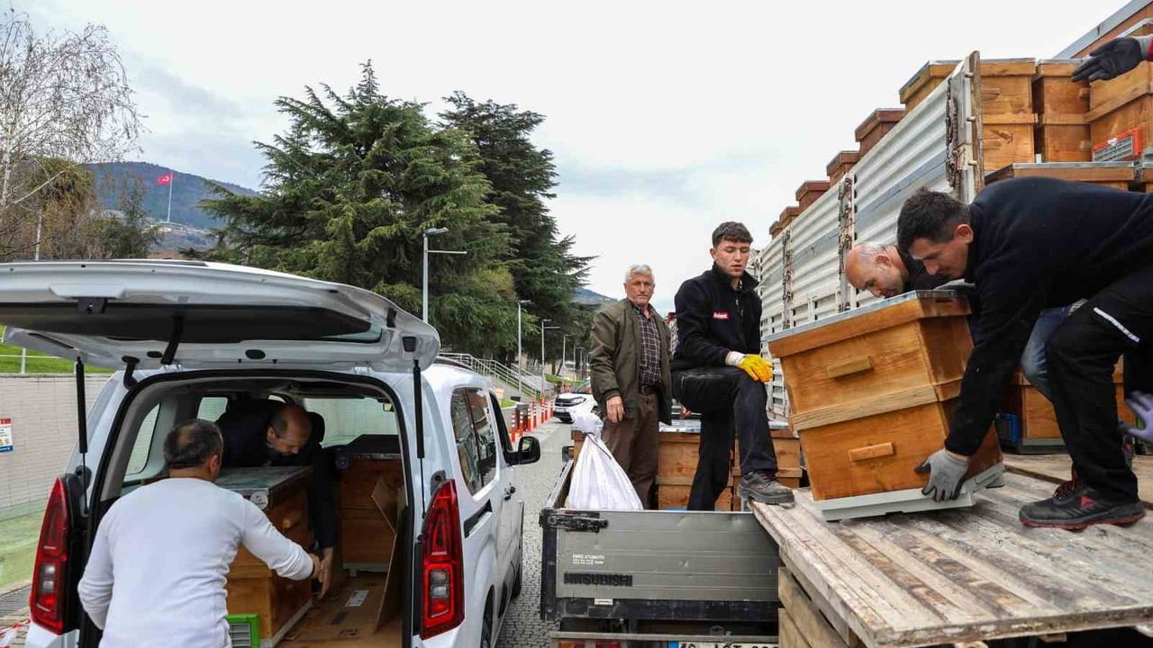 Bursa Büyükşehir Belediyesi arıcılığı panel ve kovan desteğiyle güçlendiriyor