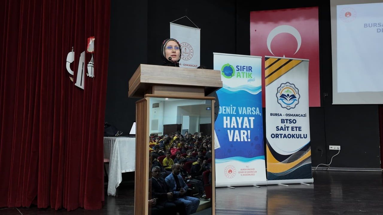 Bursa'da okullarda Sıfır Atık bilinci eğitim ve kurum iş birliğiyle güçleniyor